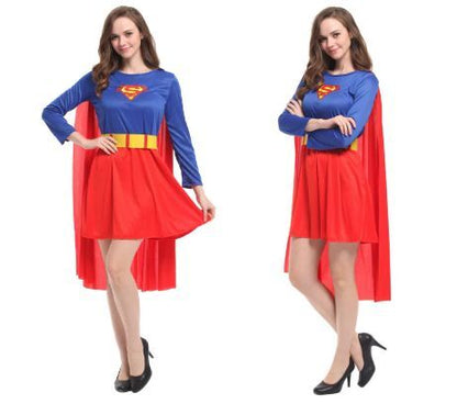 Supergirl Halloween Cosplay Costume for Women – Superhero Role Play Performance Outfit | MTJ302 party X party