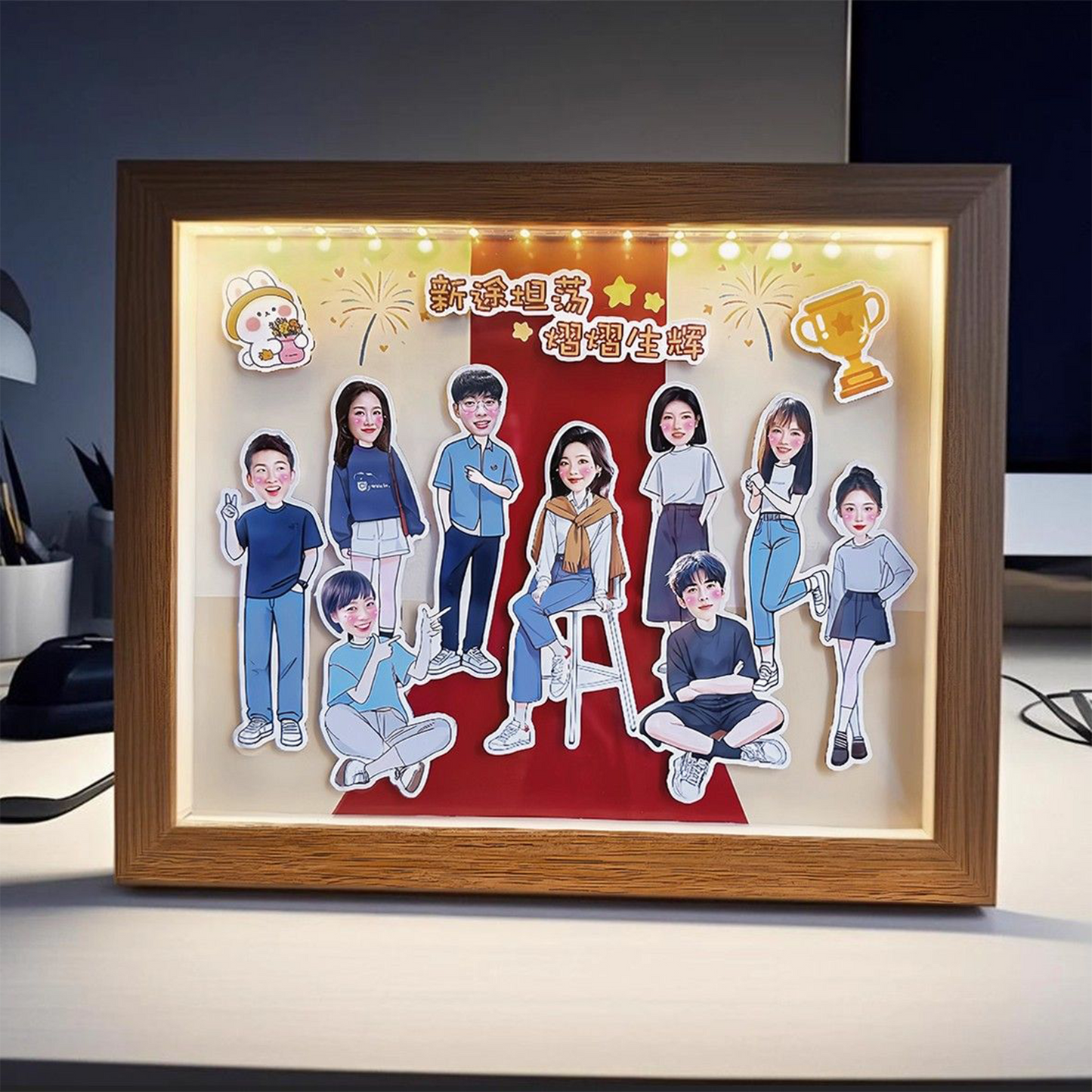 Custom Photo Frame for Company Anniversary Events, Annual Meetings, Farewell Gifts for Leaders/Supervisors, or Creative Birthday Gifts party X party