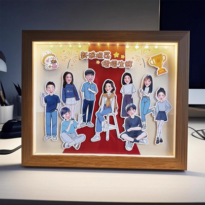 Custom Photo Frame for Company Anniversary Events, Annual Meetings, Farewell Gifts for Leaders/Supervisors, or Creative Birthday Gifts party X party