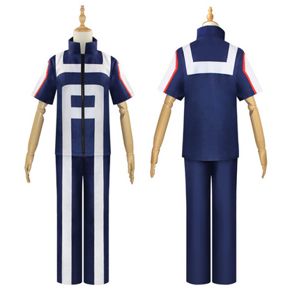 Izuku Midoriya & Katsuki Bakugo Gym Uniform Cosplay Costume – My Hero Academia UA High School Sports Anime Outfit | UA003