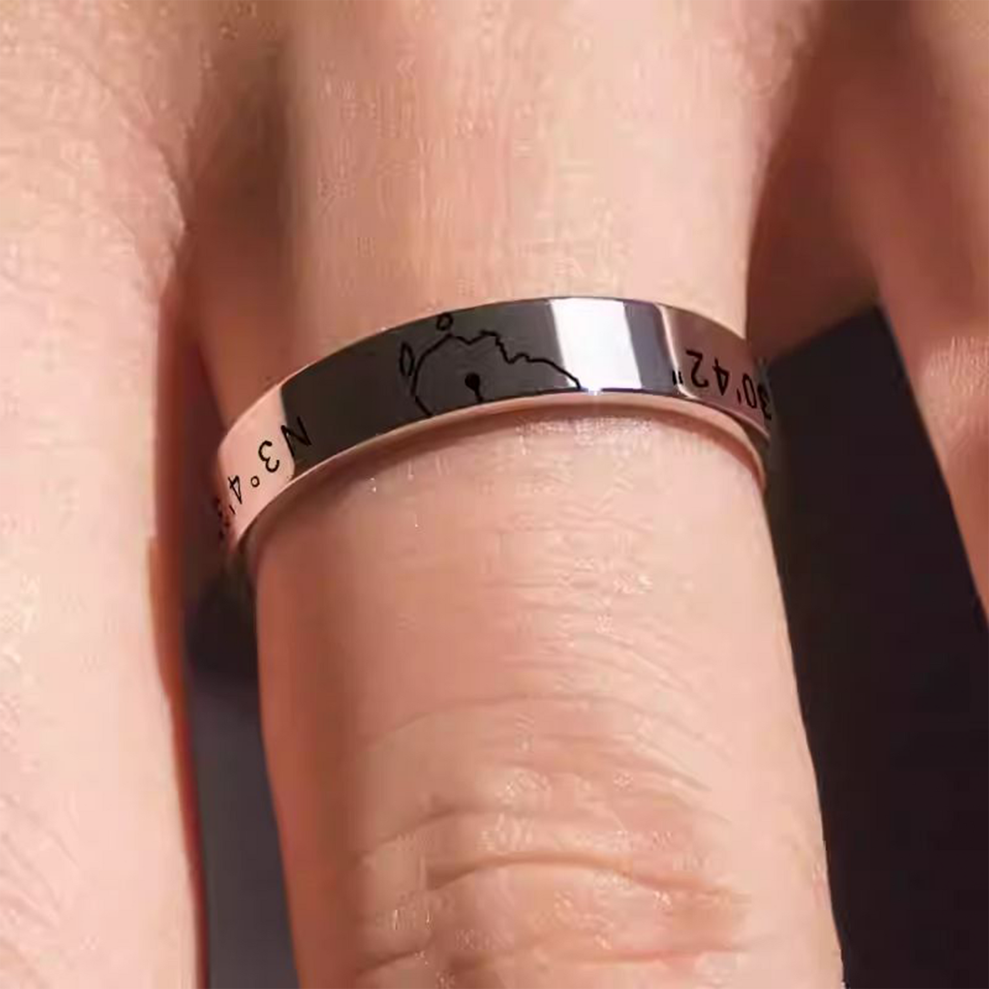 Birthday Gift, Creative and Practical Small Surprise for Long-Distance Couple, Romantic Couple Rings party X party