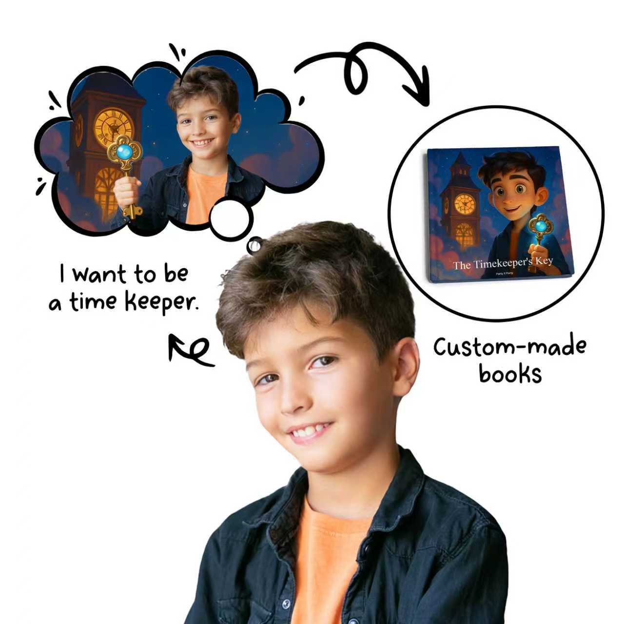 Custom-Made Story Book – A Story Written Just for Your Child party X party