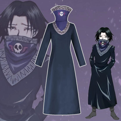 Feitan Portor Hunter x Hunter Cosplay Costume Phantom Troupe Anime Role Play Outfit for Halloween, Conventions & Events – QL008 party X party