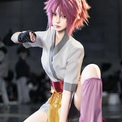 Machi Komacine Cosplay Costume Full Phantom Troupe Outfit Anime Role Play Uniform Set for Halloween, Convention & Cosplay Events – QL010 party X party