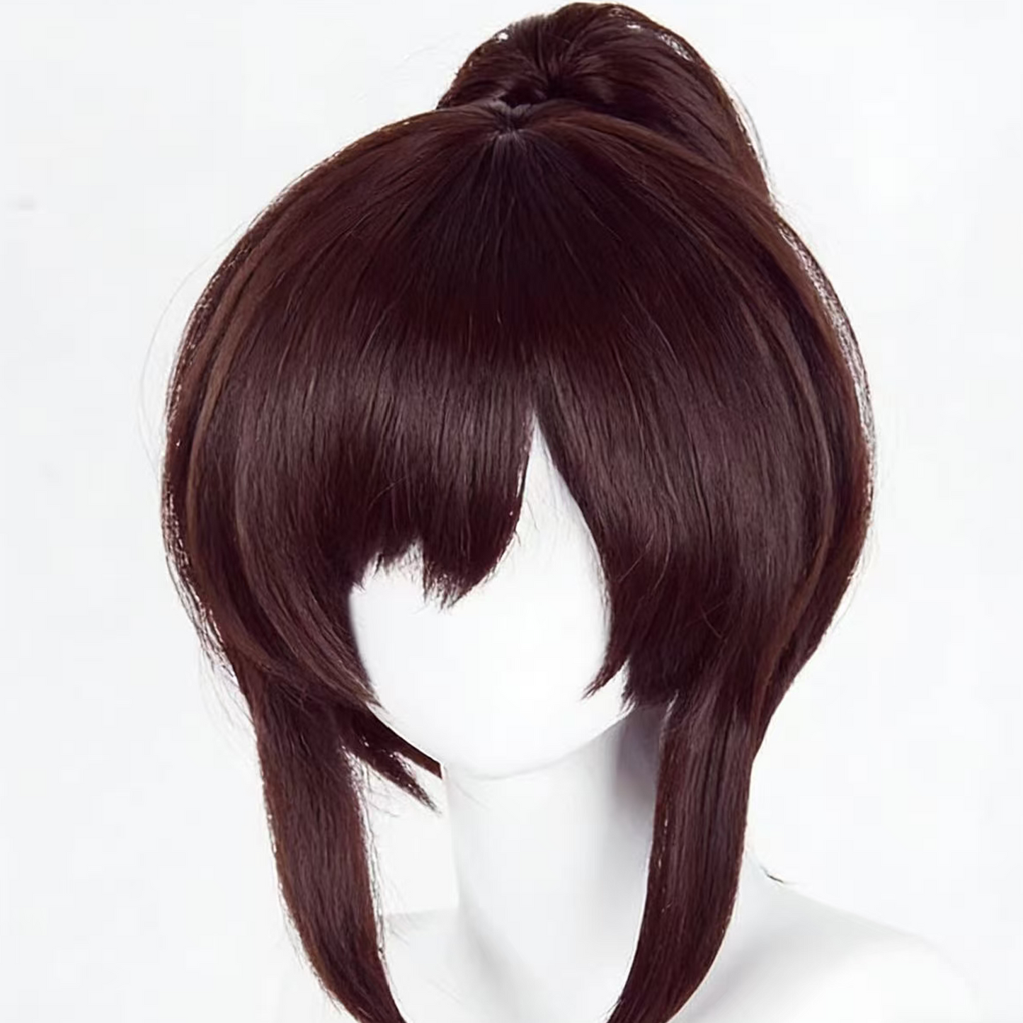 Levi Ackerman Captain Cosplay Wig Teased Crown Natural Black Brown Anime Wig – AOT018 party X party