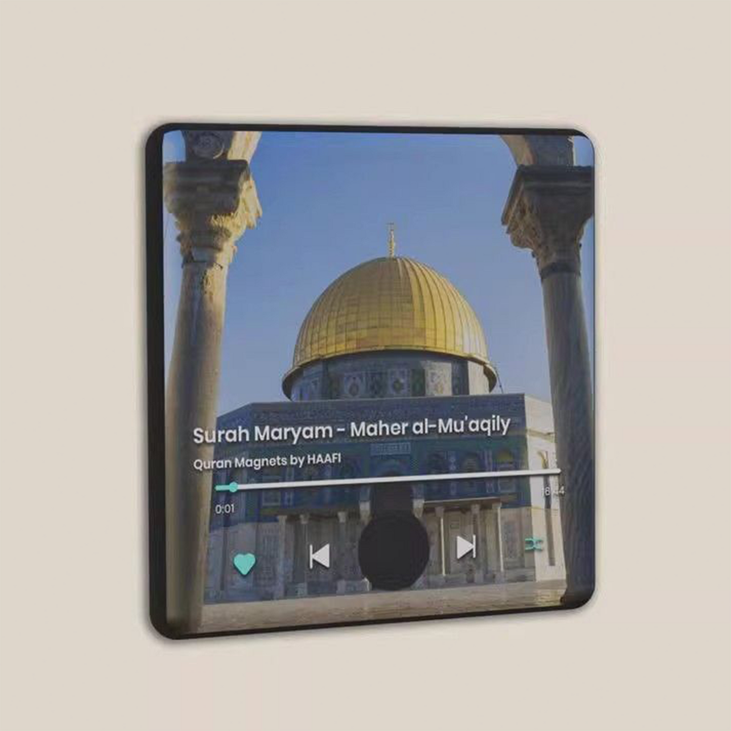 Personalized Music Fridge Magnet - Custom Photo & Song Scannable Code - Acrylic & ABS DIY Music Plaque - Valentine's Day Gift for Boyfriend or Girlfriend