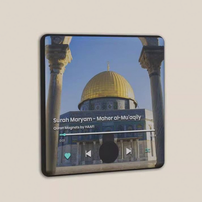 Personalized Music Fridge Magnet - Custom Photo & Song Scannable Code - Acrylic & ABS DIY Music Plaque - Valentine's Day Gift for Boyfriend or Girlfriend