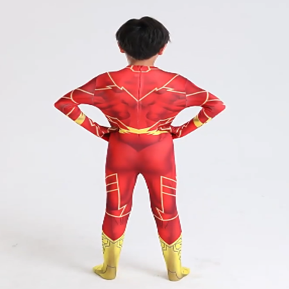 The Flash Season 5 Cosplay Costume Bodysuit with Mask Youth to Adult Superhero Jumpsuit Halloween Outfit – DC303 party X party