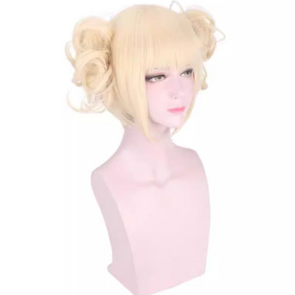 Himiko Toga Cosplay Wig – My Hero Academia Golden Blonde Short Anime Hair Wig | UA014 party X party