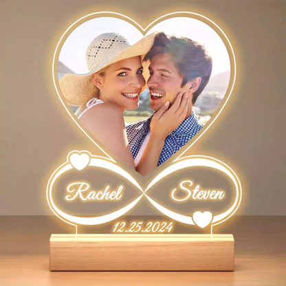 DIY Photo Romantic Desktop Night Light Ornament/Display, Valentine's Day/Wedding Gift party X party