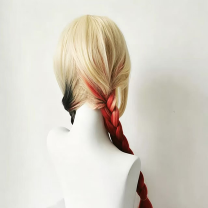 Harley Quinn Red & Black Braided Gradient Cosplay Wig from The Suicide Squad (2021) Movie | DC213 party X party
