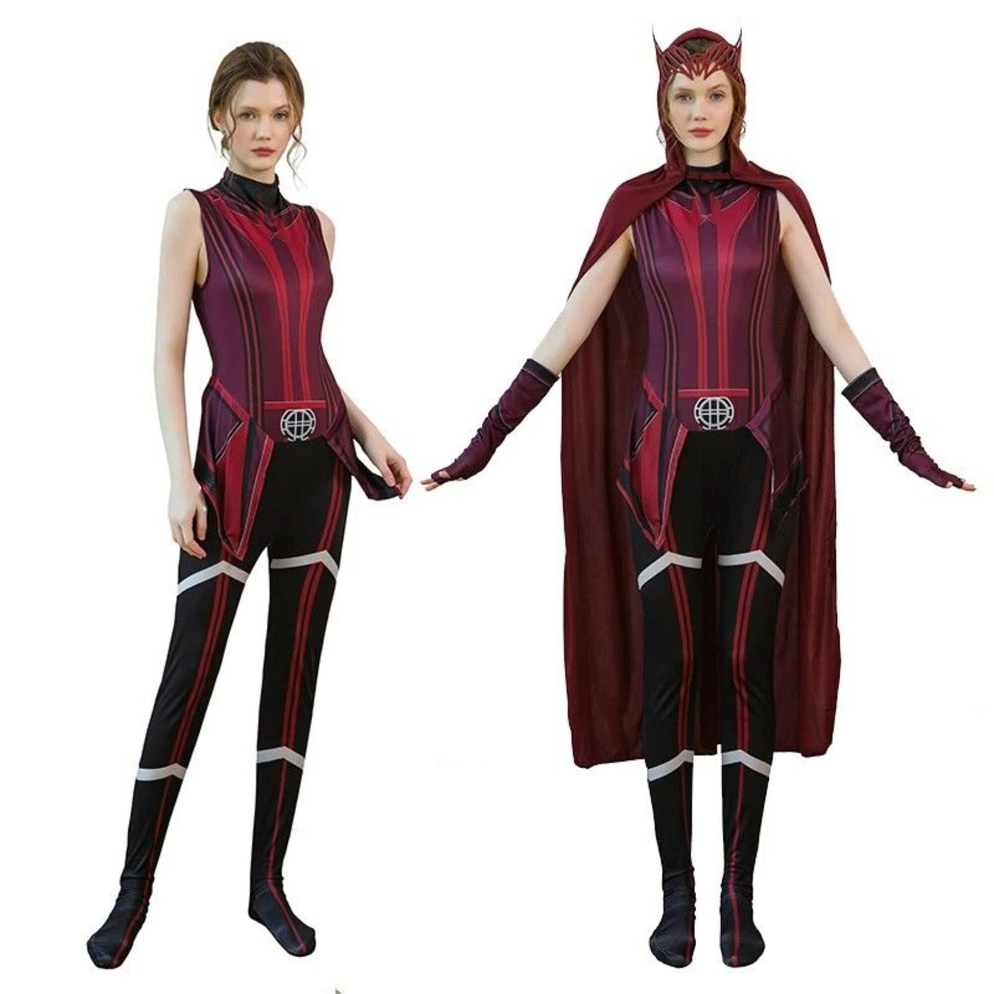 Scarlet Witch Wanda Multiverse Family Matching Cosplay Costume – Marvel Hero Festival Parent-Child Outfit | MTJ320 party X party