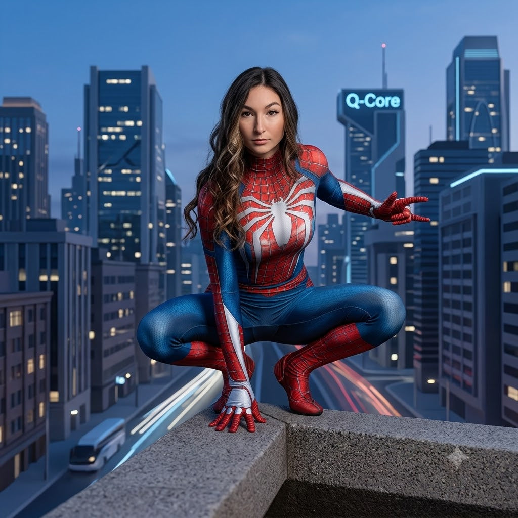 Spider-Man PS4 Women’s Bodysuit Cosplay Costume – Marvel Superhero Zentai Jumpsuit | MTJ304 party X party