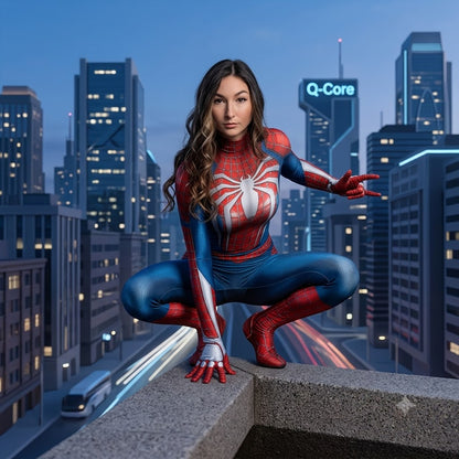 Spider-Man PS4 Women’s Bodysuit Cosplay Costume – Marvel Superhero Zentai Jumpsuit | MTJ304 party X party