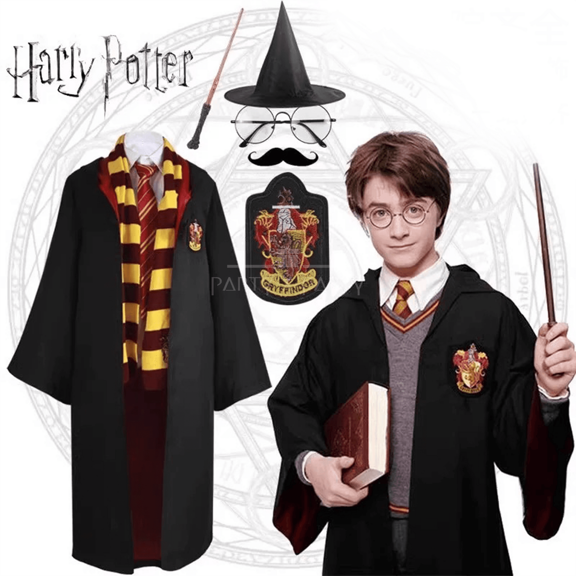 Harry Potter Gryffindor Wizard Costume Set for Halloween Costume! - party X party