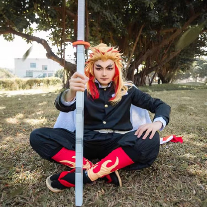 Rengoku Kyojuro Cosplay Costume – Demon Slayer Flame Hashira Uniform Men's Kimono G002 party X party