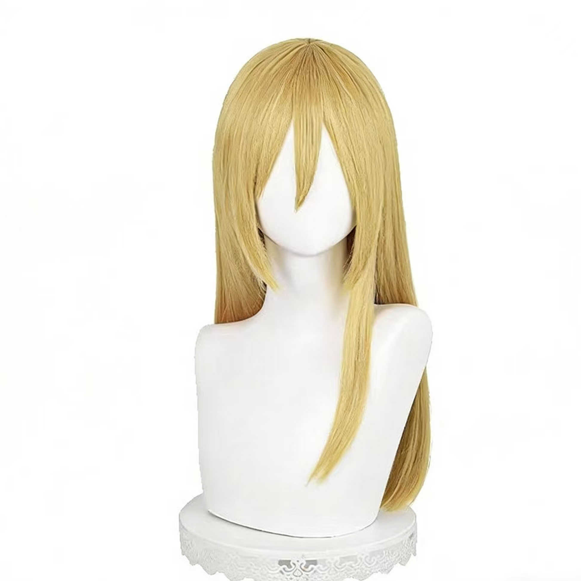Historia Reiss Light Blonde Curly Cosplay Wig with Realistic Scalp for Anime Costume – AOT013 party X party