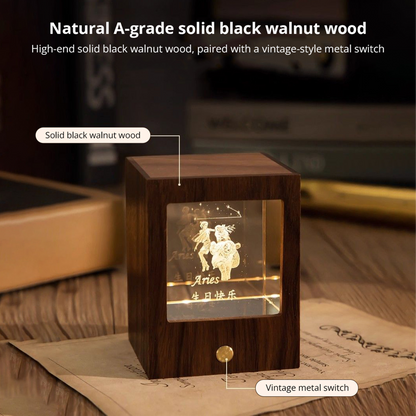 Zodiac Crystal Ambient Night Light