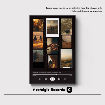 Custom Film Strip Photo Frame | Personalized Collage Print Gift for Couples & Besties | DIY Wedding & Anniversary Wall Art