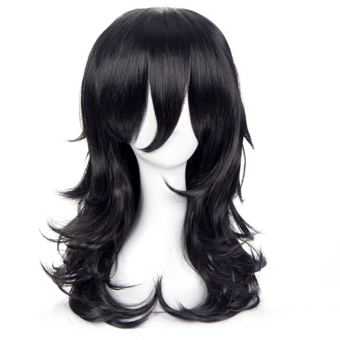Shota Aizawa Cosplay Wig – My Hero Academia Black Curly 45cm Anime Wig | UA011