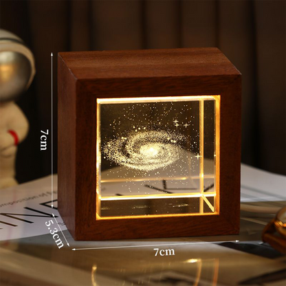 Official Inspired The Little Prince Crystal Night Light | Dreamy Bedroom Decoration & Tabletop Ornament | Meaningful Birthday Gift for Girls & Women