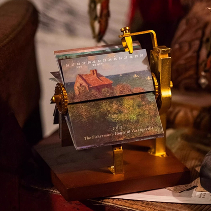 Luxury Mechanical Perpetual Calendar | High-End Desktop Decor for Teachers & Professionals | Unique Birthday & Christmas Gift for Her/Him