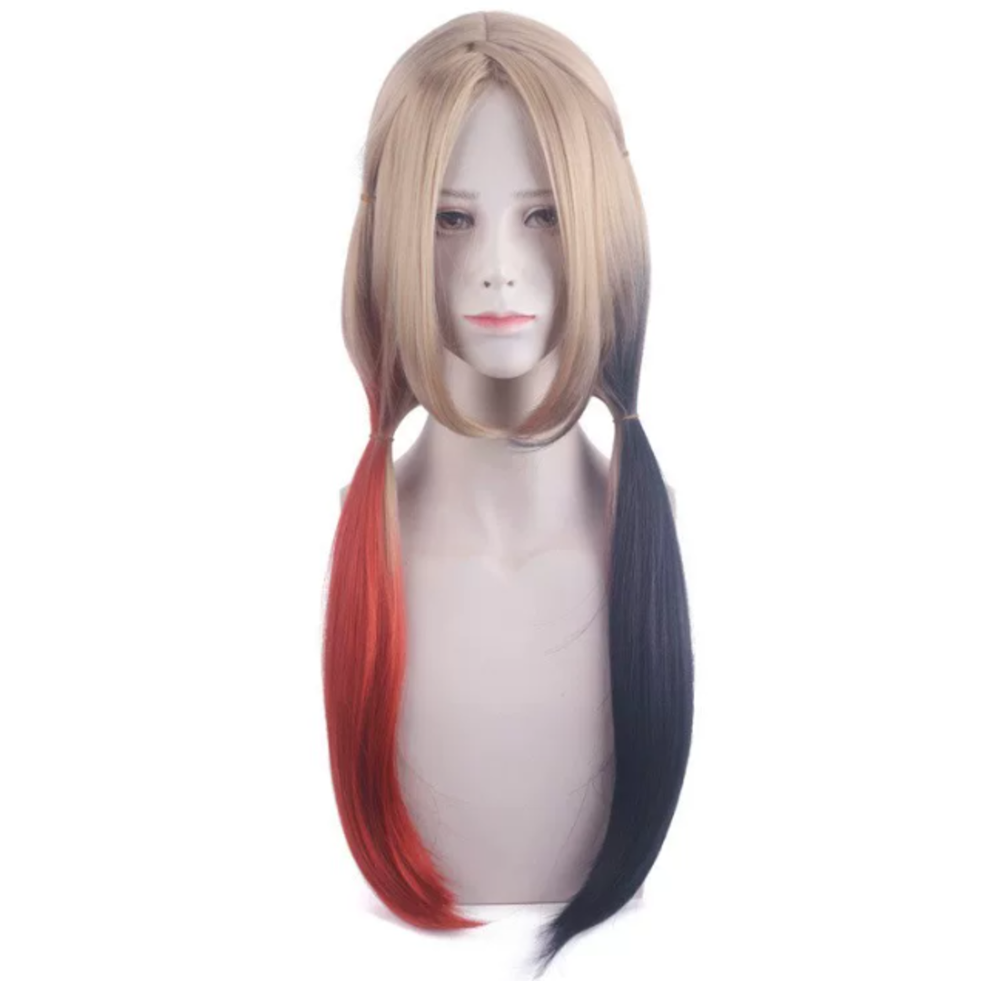 The Suicide Squad (2021) Harley Quinn Cosplay Wig – Blonde & Pink Movie Costume Wig | DC217 party X party
