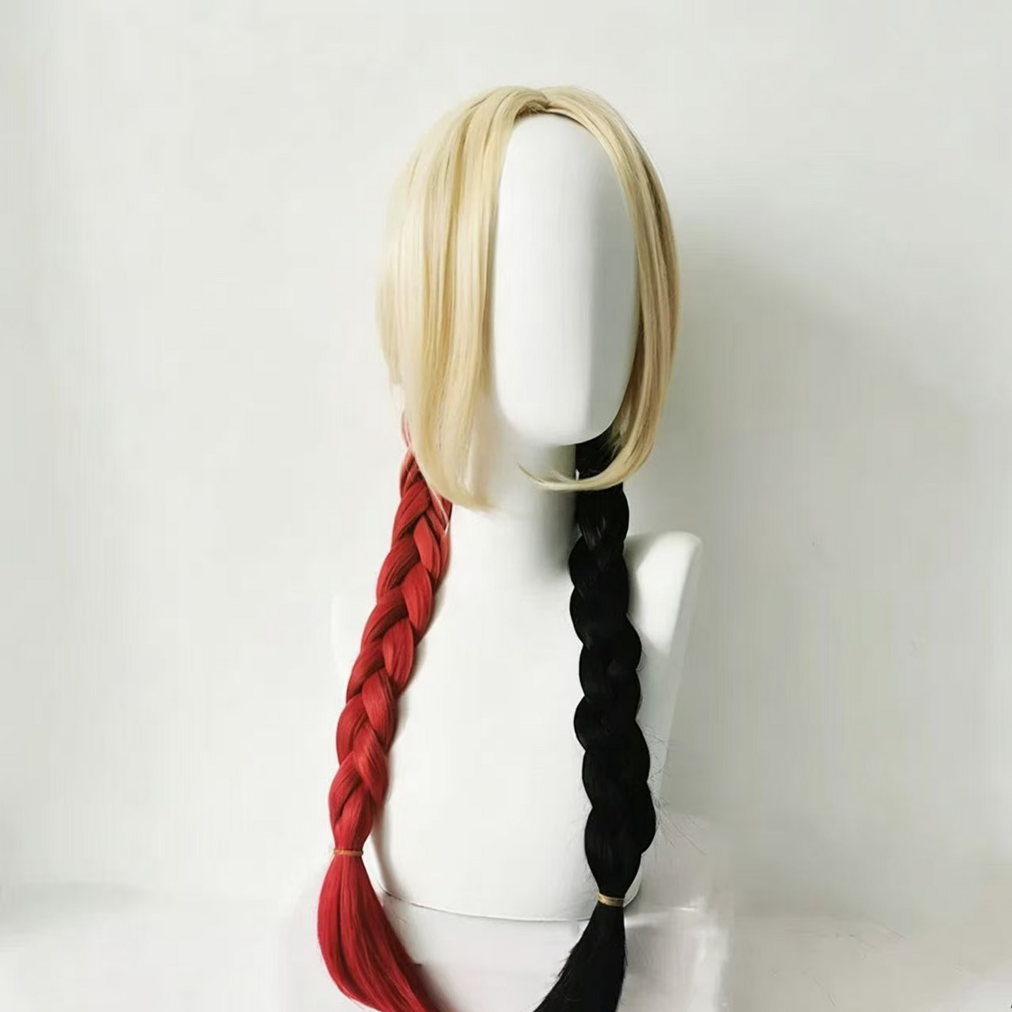 Harley Quinn Red & Black Braided Gradient Cosplay Wig from The Suicide Squad (2021) Movie | DC213 party X party