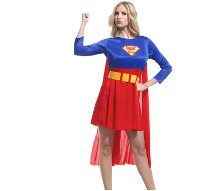 Supergirl Halloween Cosplay Costume for Women – Superhero Role Play Performance Outfit | MTJ302 party X party