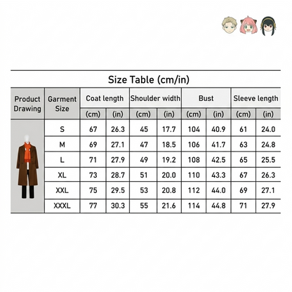 Spy x Family Loid Forger Cosplay Outfit – Eden Style Suit with Scarf SF014 party X party