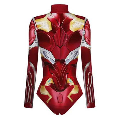 Iron Man Women’s Bodysuit Cosplay Costume – Marvel Superhero Performance Outfit | MTJ316 party X party