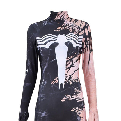 Spider-Man Adult & Kids Matching Bodysuit Cosplay Costume – Women’s Marvel Halloween Outfit | MTJ306 party X party