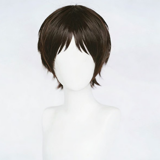 Hange Zoe Sasha Blouse Half-Up Hairstyle Dark Brown Cosplay Wig with Claw Clip – AOT015 party X party