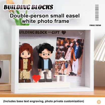 Custom Couple Photo Building Blocks & Figurines