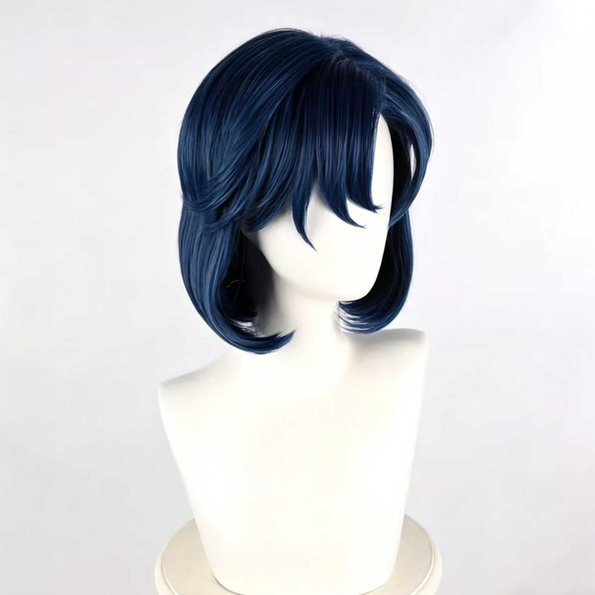 Sailor Moon Ami Mizuno Cosplay Wig – Short Curly Light Blue SM012 party X party