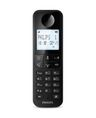 Philips D2751B/90 Cordless Phone with Answering Machine – Black LP‑131 | 14 h Talk Time, 25 min Message, Speakerphone