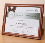Certificate rack, honor certificate rack, memorial certificate rack, souvenir display rack, engraving – TR-1705