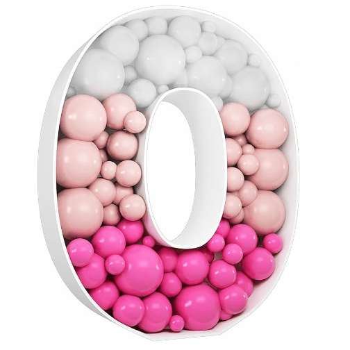 Letter Mosaic Balloon Frame--B160 - party X party