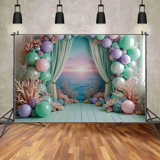 Custom Birthday Backdrop–TB-042 - party X party