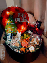 將圖片載入圖庫檢視器 🎄聖誕套裝 -平安夜款氣球組合--精美金箔酒、水果禮盒🎄 -0010
