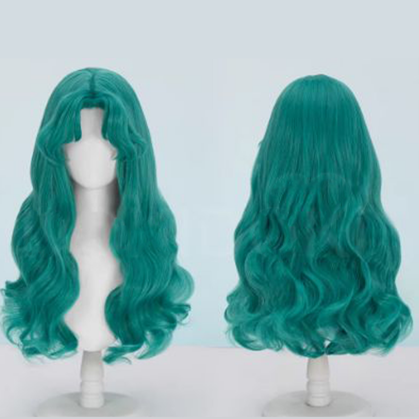 Sailor Moon Michiru Kaiou Cosplay Wig – Styled Green Hair 60CM SM014 party X party
