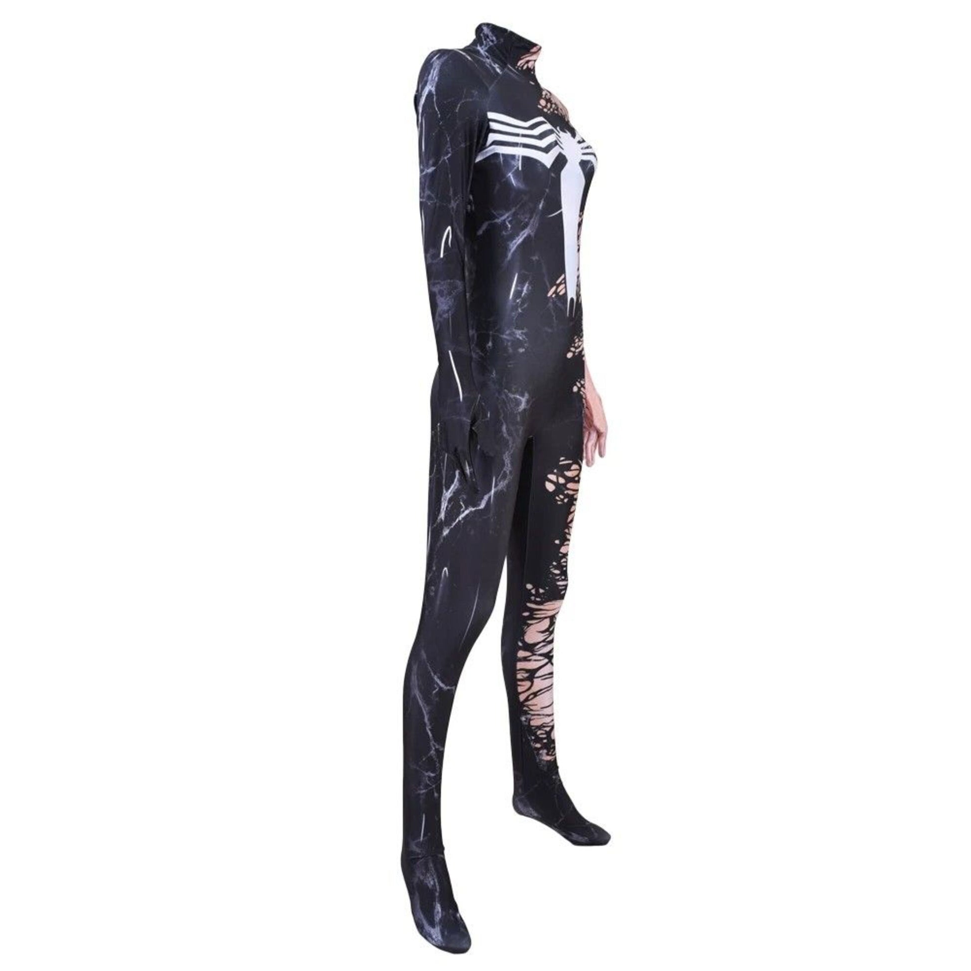 Spider-Man Adult & Kids Matching Bodysuit Cosplay Costume – Women’s Marvel Halloween Outfit | MTJ306 party X party