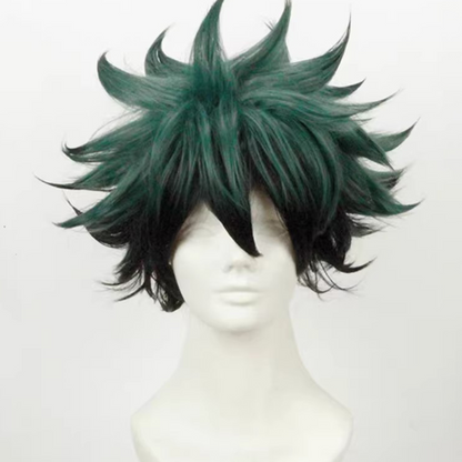 Izuku Midoriya Cosplay Wig – My Hero Academia Green Short Anime Hair Wig | UA015 party X party