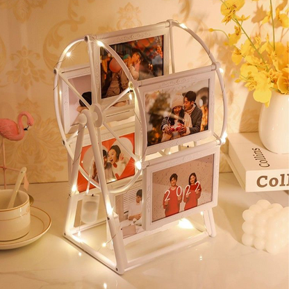 Creative Ferris Wheel Photo Frame — Custom Wedding, Desktop Album, or Children’s Memory Gift.