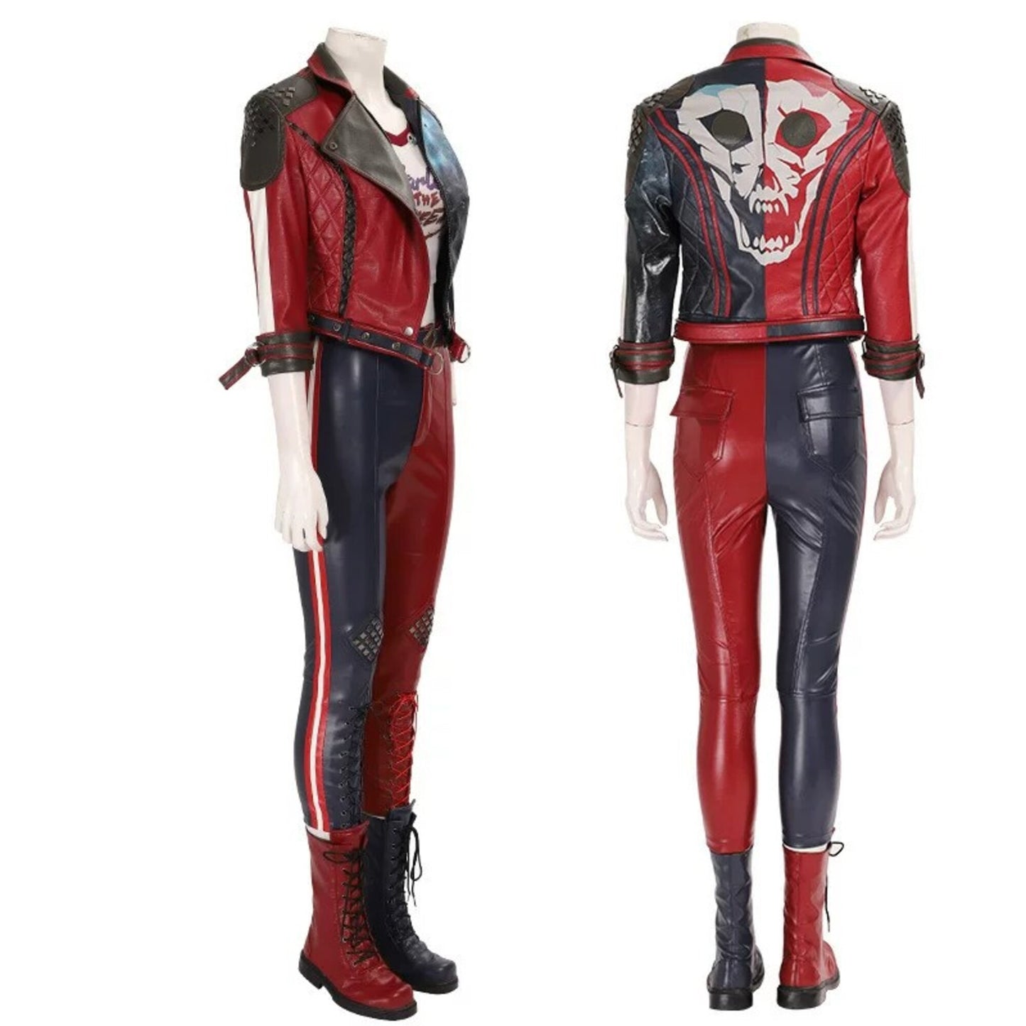 Harley Quinn Suicide Squad Cosplay Costume – Task Force X Movie Uniform | DC221 party X party