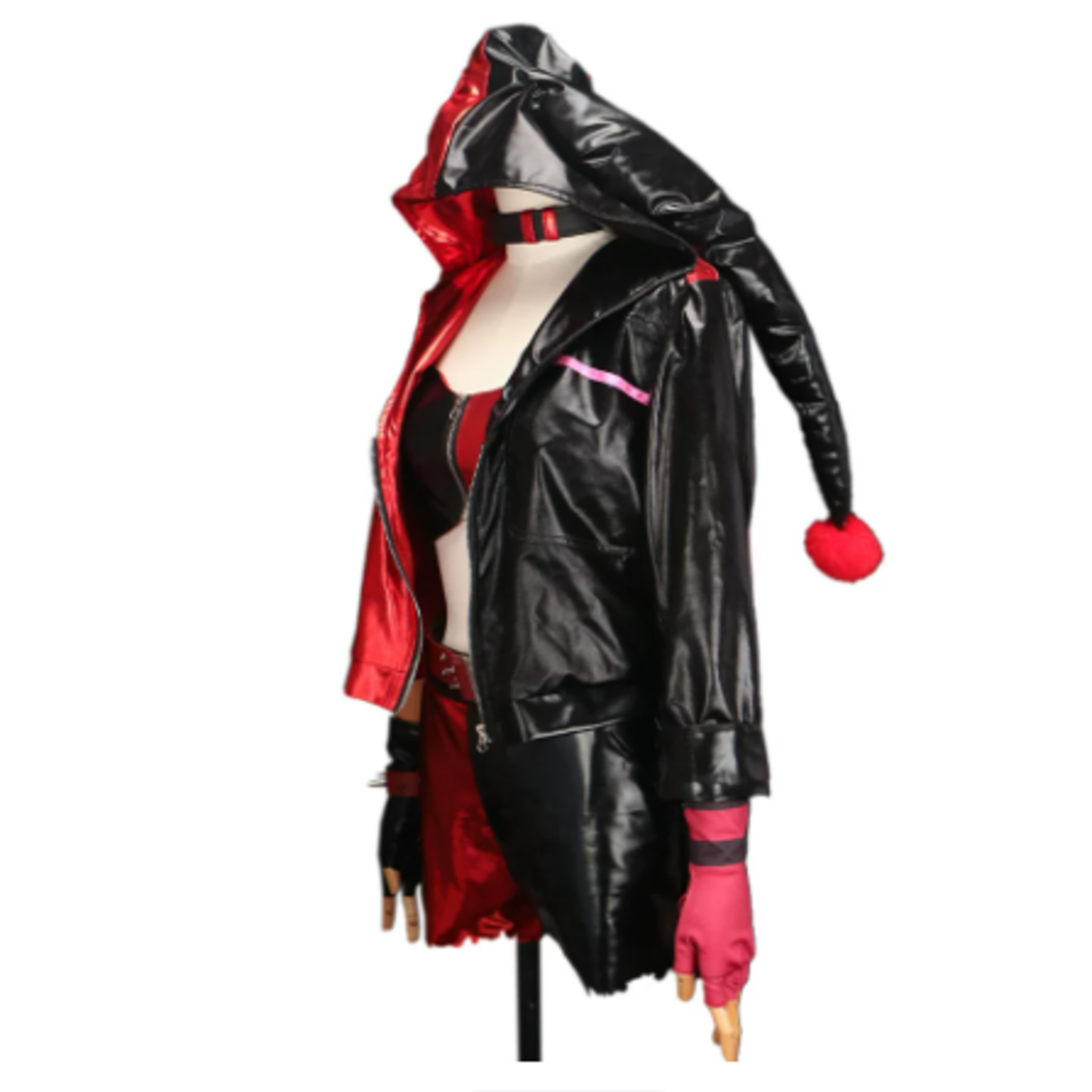 Suicide Squad (2016) Harley Quinn Leather Cosplay Roleplay Costume | DC222 party X party