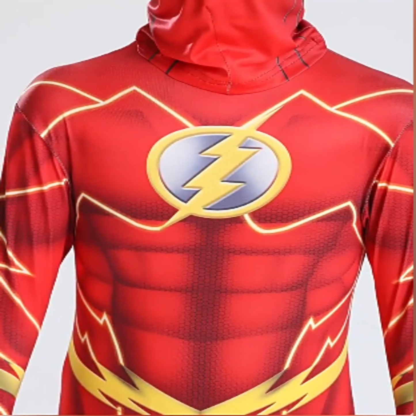 The Flash Season 5 Cosplay Costume Bodysuit with Mask Youth to Adult Superhero Jumpsuit Halloween Outfit – DC303 party X party