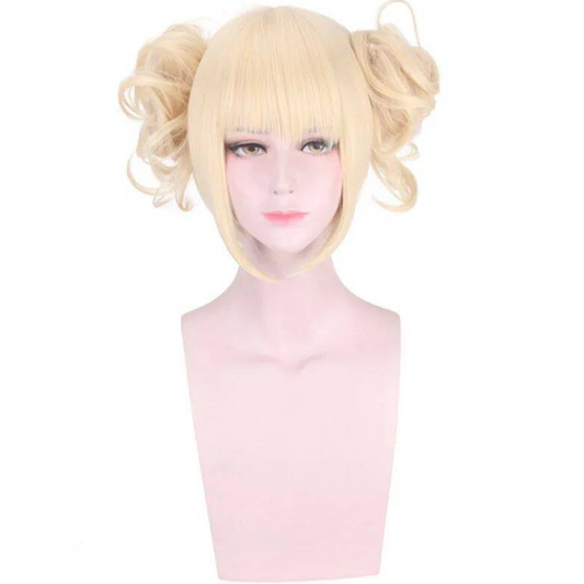 Himiko Toga Cosplay Wig – My Hero Academia Golden Blonde Short Anime Hair Wig | UA014 party X party