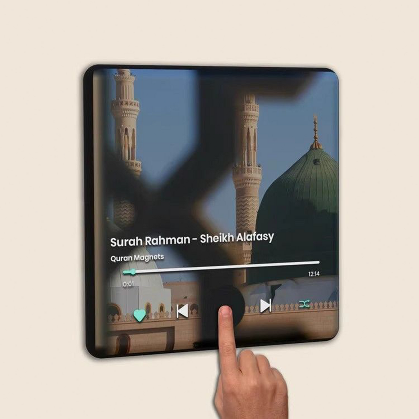 Personalized Music Fridge Magnet - Custom Photo & Song Scannable Code - Acrylic & ABS DIY Music Plaque - Valentine's Day Gift for Boyfriend or Girlfriend