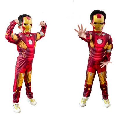 Iron Man Kids Costume – Marvel Avengers Superhero Cosplay Suit for Boys Halloween Party & Stage Performance | MTJ203 party X party